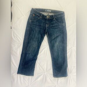 Hudson Jeans Dark Blue Capri Length